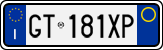 License plate of Italy, Cars (1994 year series)