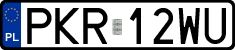 License plates of Poland, Regular car plates