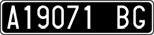License plate of Italy, Cars (1927 year series)