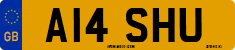 License plate of the United Kingdom, 1983 year system