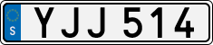 License plate of Sweden, Regular plates