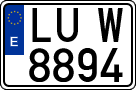 License plates of Spain, 1971 year series