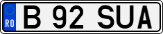 License plate of Romania, Regular plates