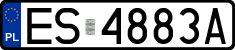 License plates of Poland, Regular car plates
