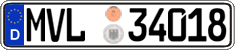 German license plate, Regional authorities
