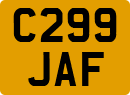 License plate of the United Kingdom, 1983 year system