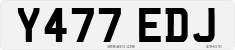 License plate of the United Kingdom, 1983 year system
