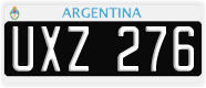 License plate of Argentina, Cars (1995, ABC 123)