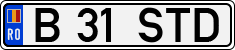 License plate of Romania, Regular plates