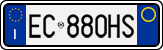 License plate of Italy, Cars (1994 year series)