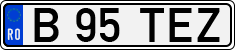 License plate of Romania, Regular plates