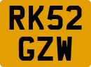 License plate of the United Kingdom, 2001 year system