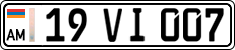 License plate of Armenia, Private owners
