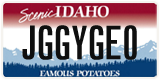 Idaho, Vanity Plates