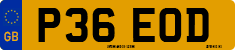 License plate of the United Kingdom, 1983 year system