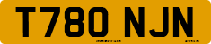 License plate of the United Kingdom, 1983 year system