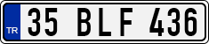 License plate of Turkey, Regular plates