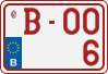 License plate of Belgium, Vanity Plates (2014)