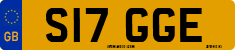 License plate of the United Kingdom, 1983 year system