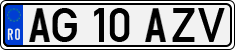 License plate of Romania, Regular plates