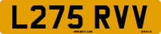 License plate of the United Kingdom, 1983 year system
