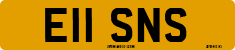 License plate of the United Kingdom, 1983 year system