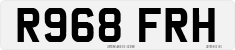 License plate of the United Kingdom, 1983 year system