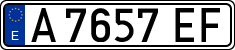 License plates of Spain, 1971 year series