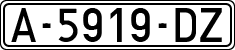 License plates of Spain, 1971 year series