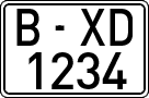 License plates of Spain, 1971 year series