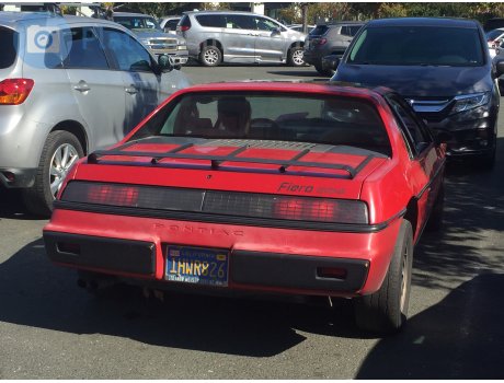 1HWR826, Pontiac Fiero