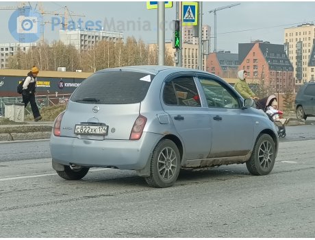 с822хк174, Nissan March