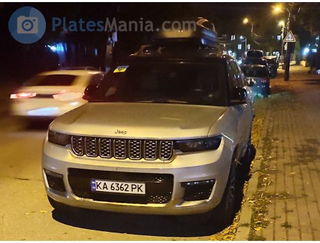 KA 6362 PK, Jeep Grand Cherokee