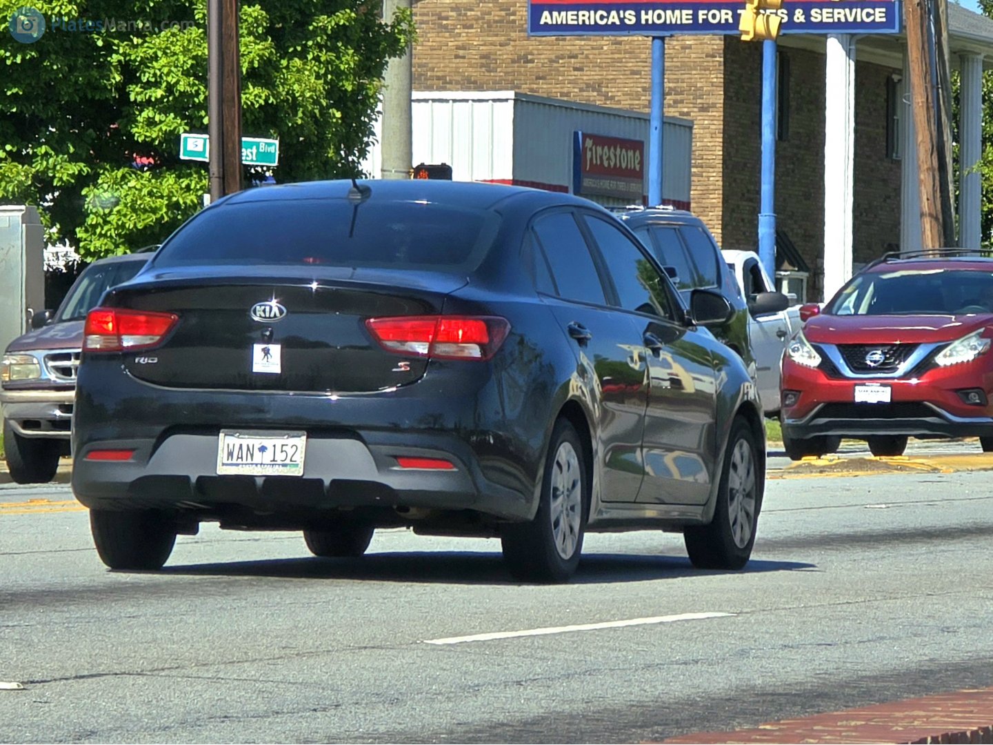 WAN 152, Kia Rio 4th gen Sedan (YB; Global-market), 2016–