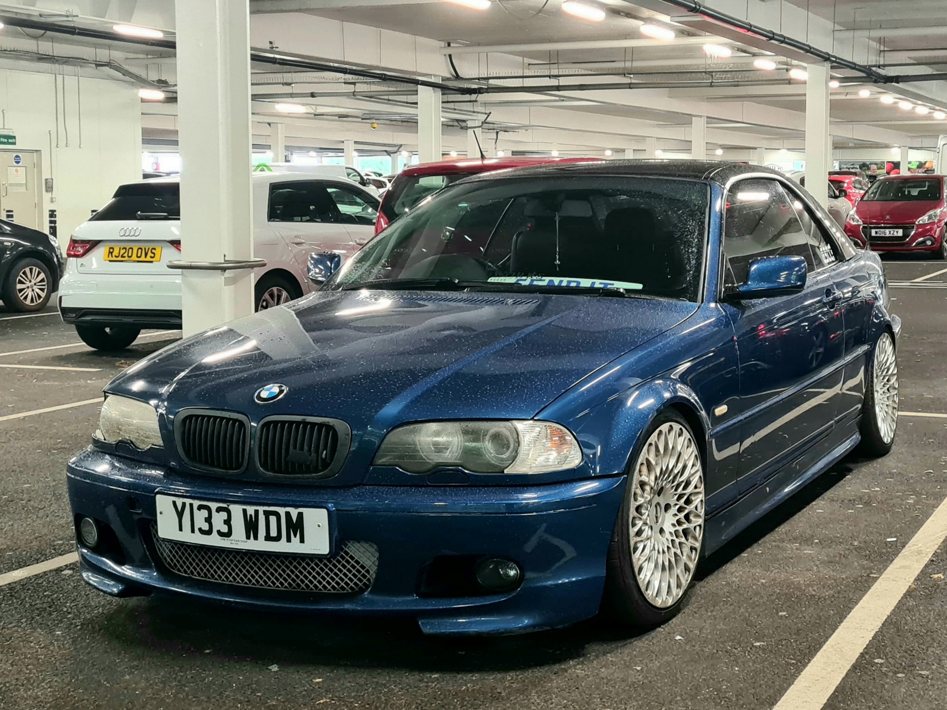 Y133WDM, BMW 3 Series 4th gen Convertible (E46), 1999–2006