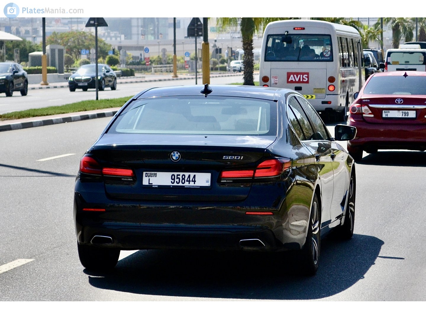 L 95844, BMW 5 Series 7th gen Sedan (G30/G38), facelift, 2020–2023