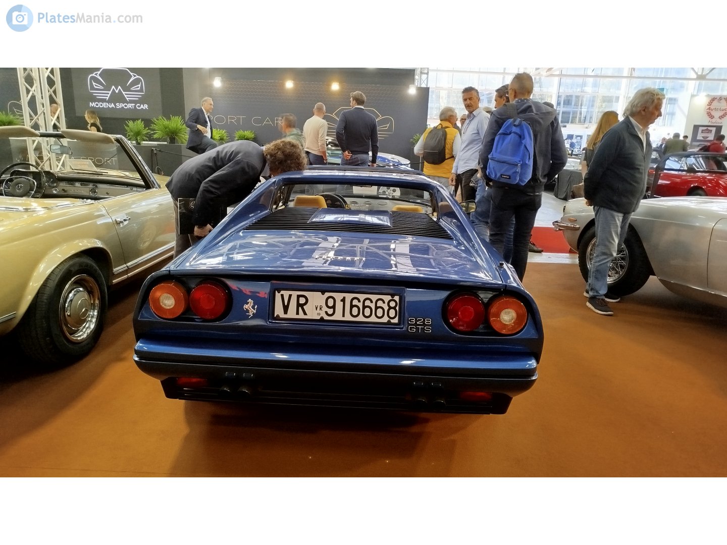 VR 916668, Ferrari 328 1st gen (GTS) Targa (F106), 1985–1989