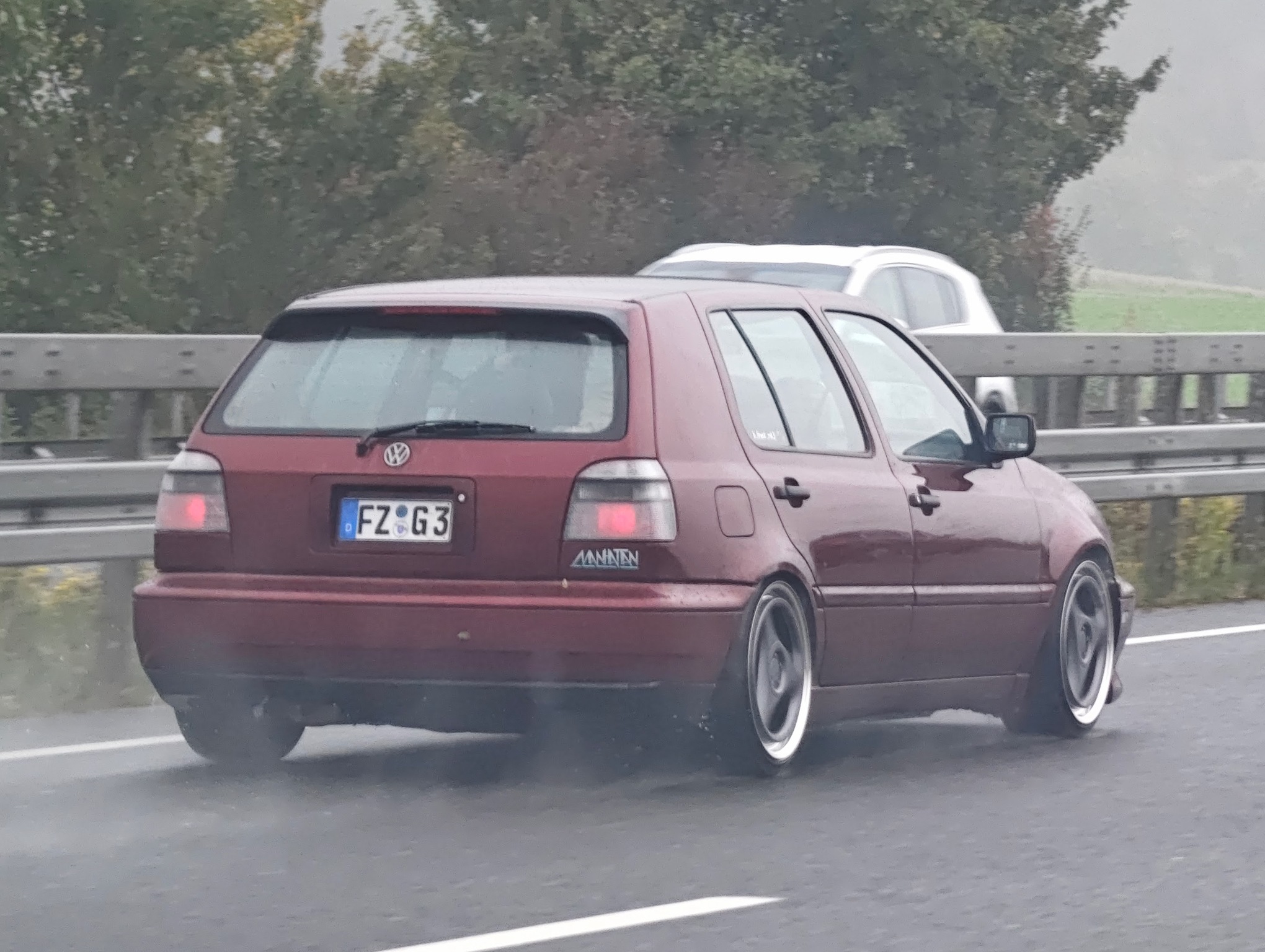 FZ G 3, Volkswagen Golf 3rd gen 5-door Hatch (1H1), 1991–1997