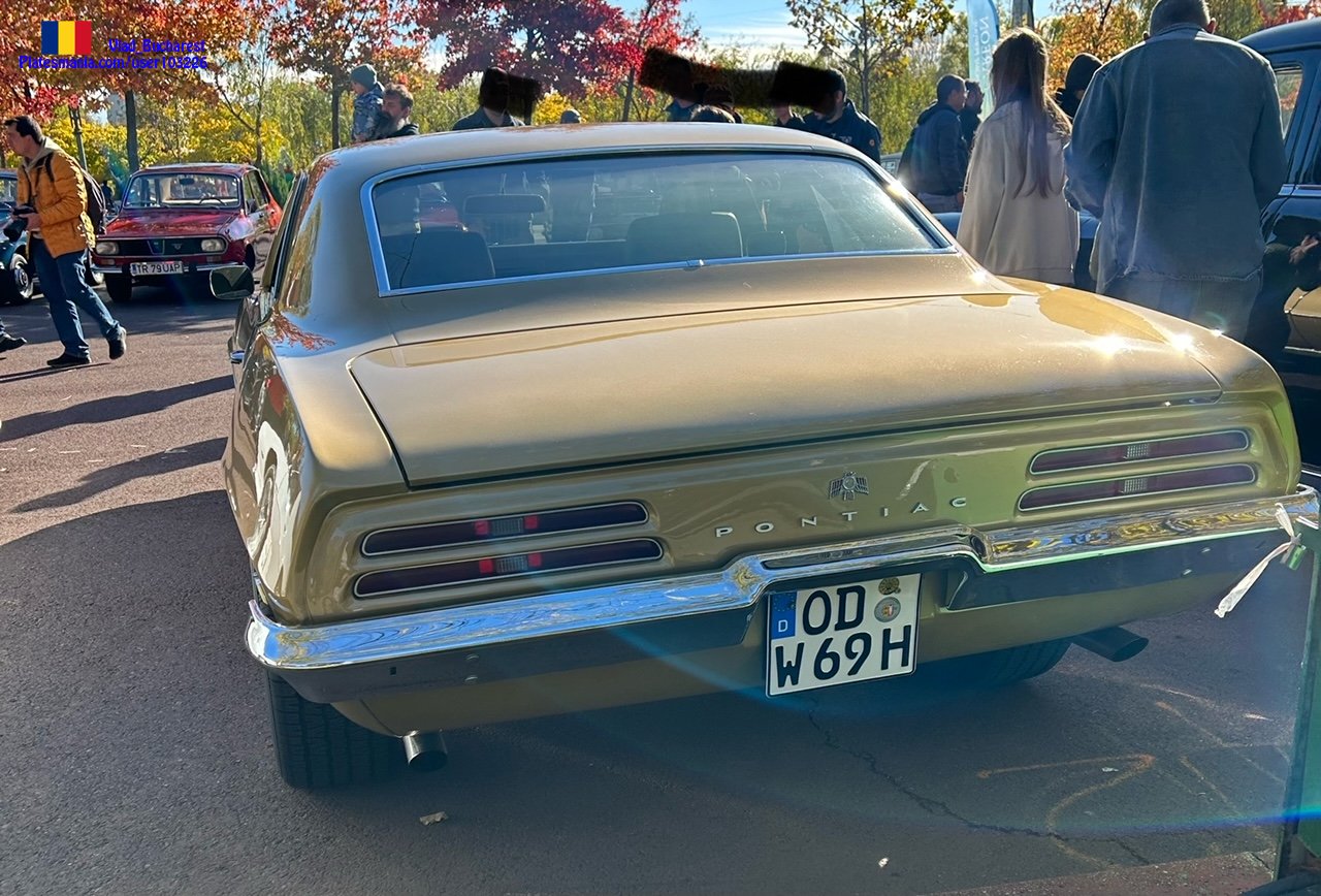 OD W 69 H, Pontiac Firebird 1st gen 1969 Coupé (2337; F-body), facelift, 1968–1969