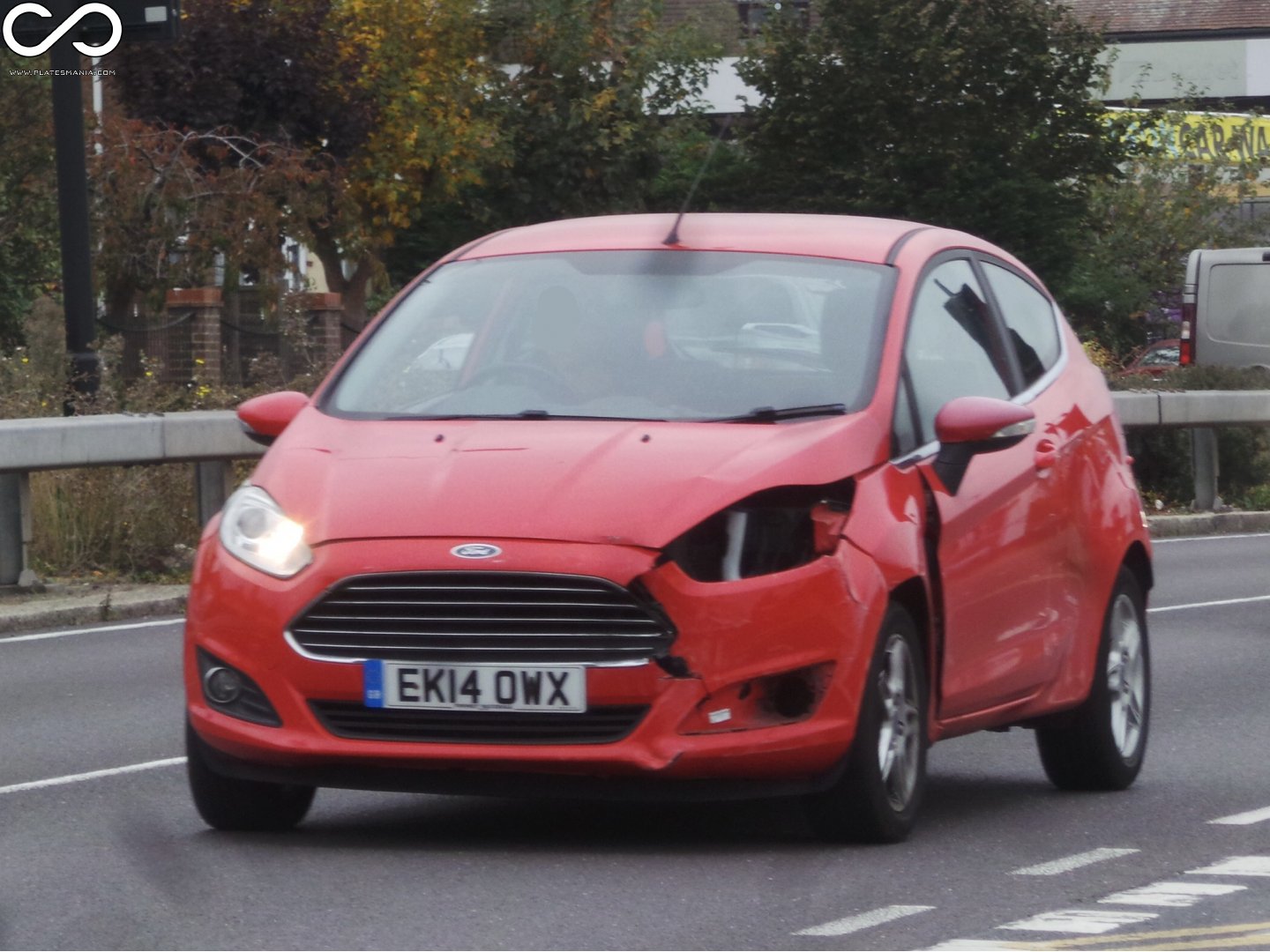 EK14OWX, Ford Fiesta 6th gen 3-door Hatch (B299; JA8), facelift, 2012–2017