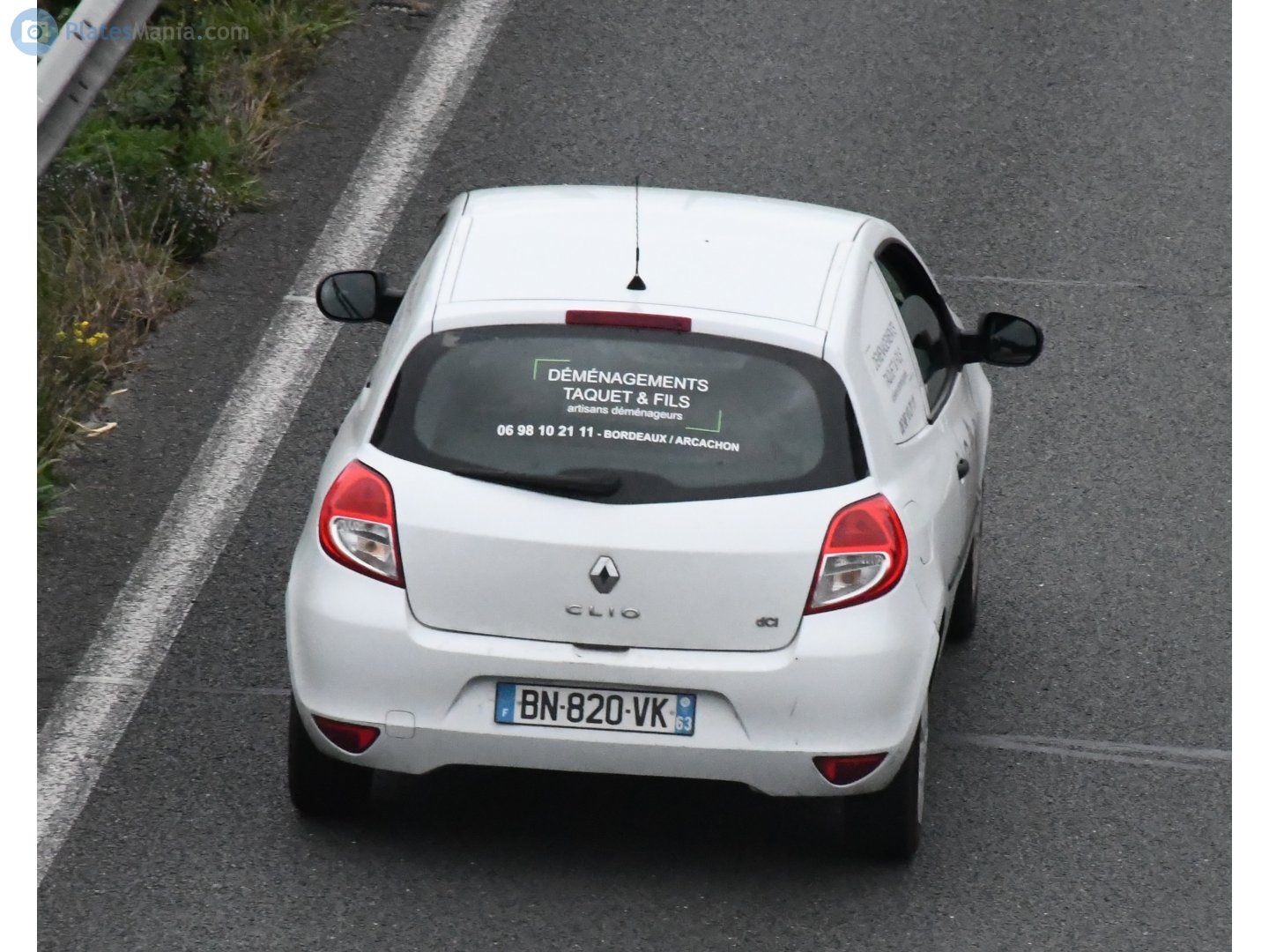 BN-820-VK, Renault Clio 3rd gen 3-door Hatch (C85), facelift, 2009–2014