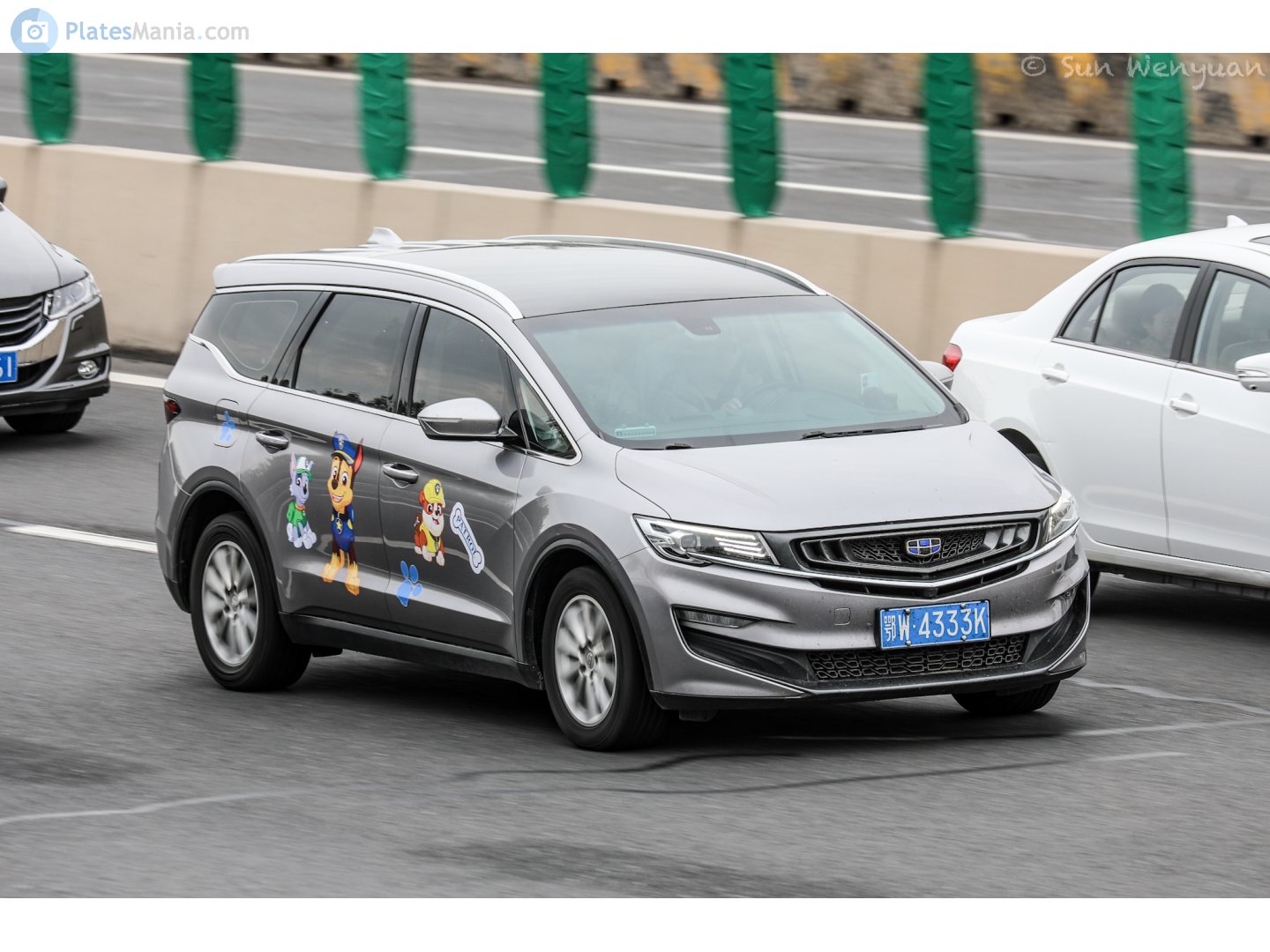 鄂W·4333K, Geely Jiaji 1st gen (VF11), 2018–2022