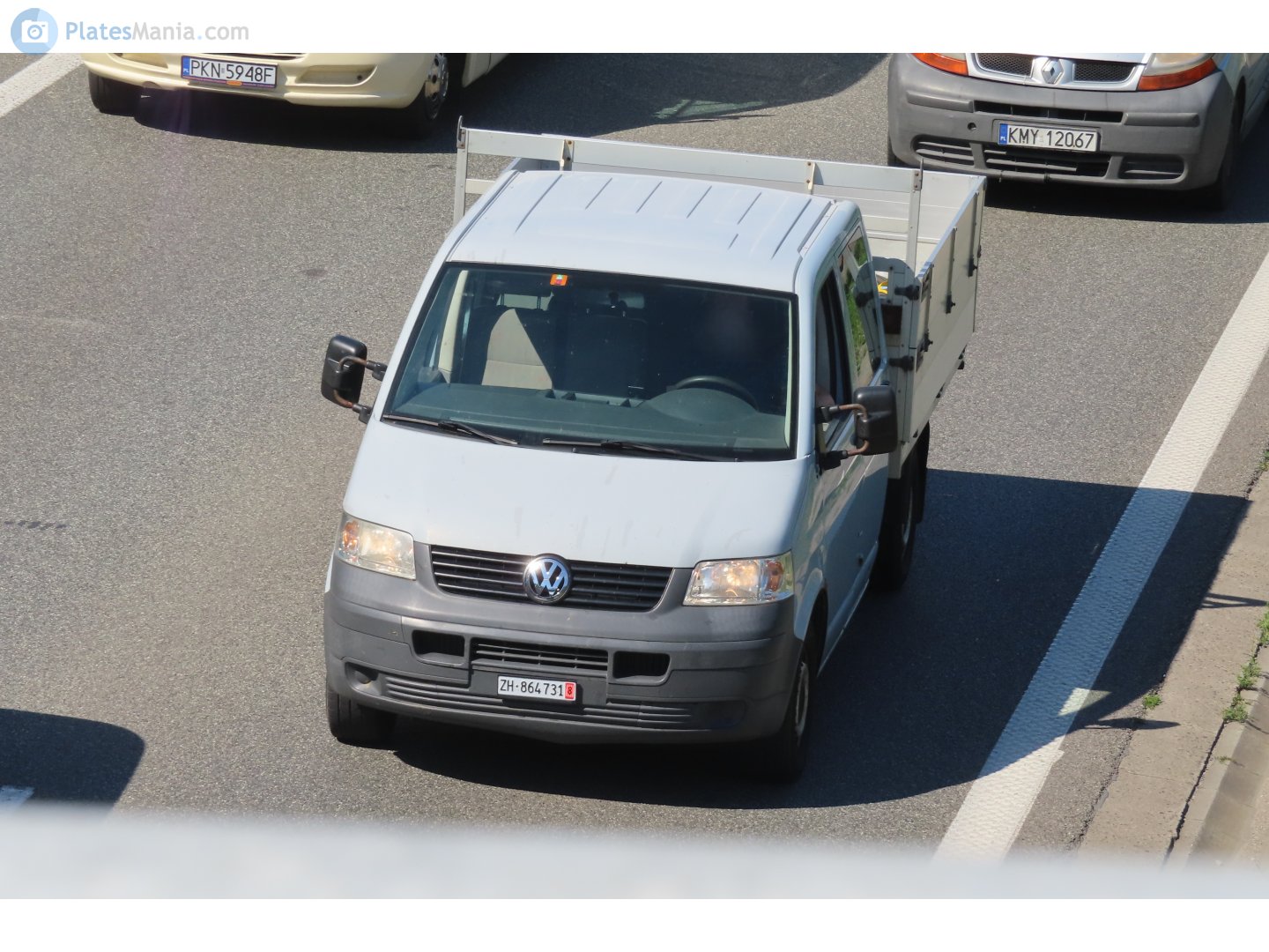 ZH 864731, Volkswagen Transporter 5th gen Double Cab (T5) (7J/7F), 2003–2009