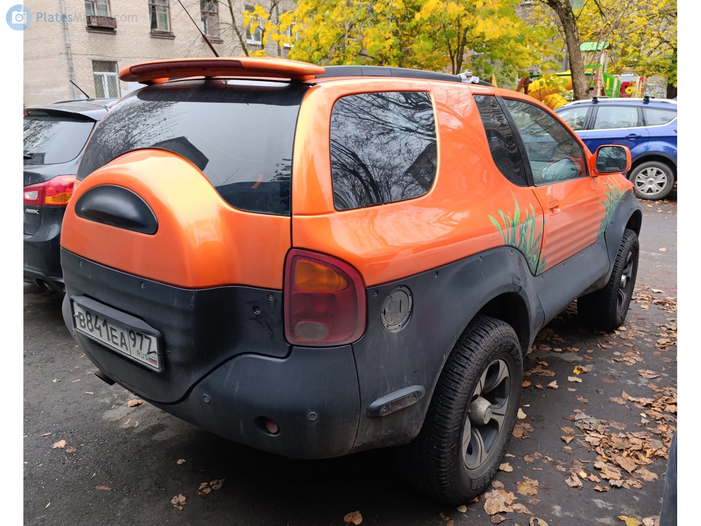 в 841 еа 977, Isuzu VehiCross 1st gen (UGS25DW/VX), 1997–2001