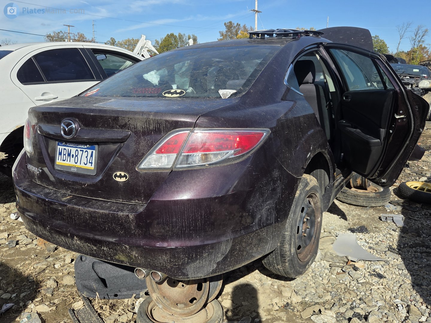 MBM-8734, Mazda 6 2nd gen Sedan (GH7; US-market), 2008–2012