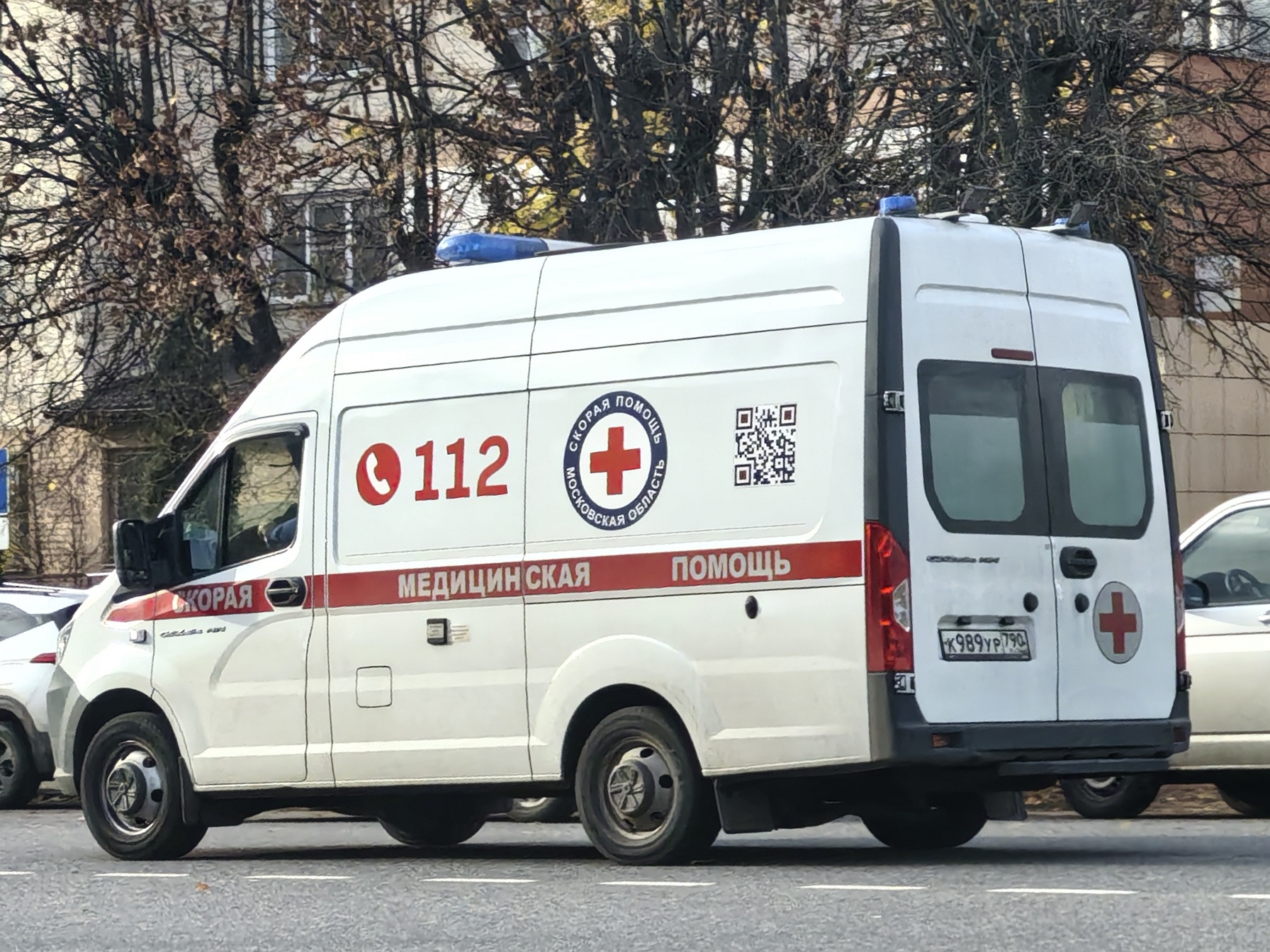 к 989 ур 790, GAZ ГАЗель NN Ambulance (A6A, A6B, A6C), 2021–