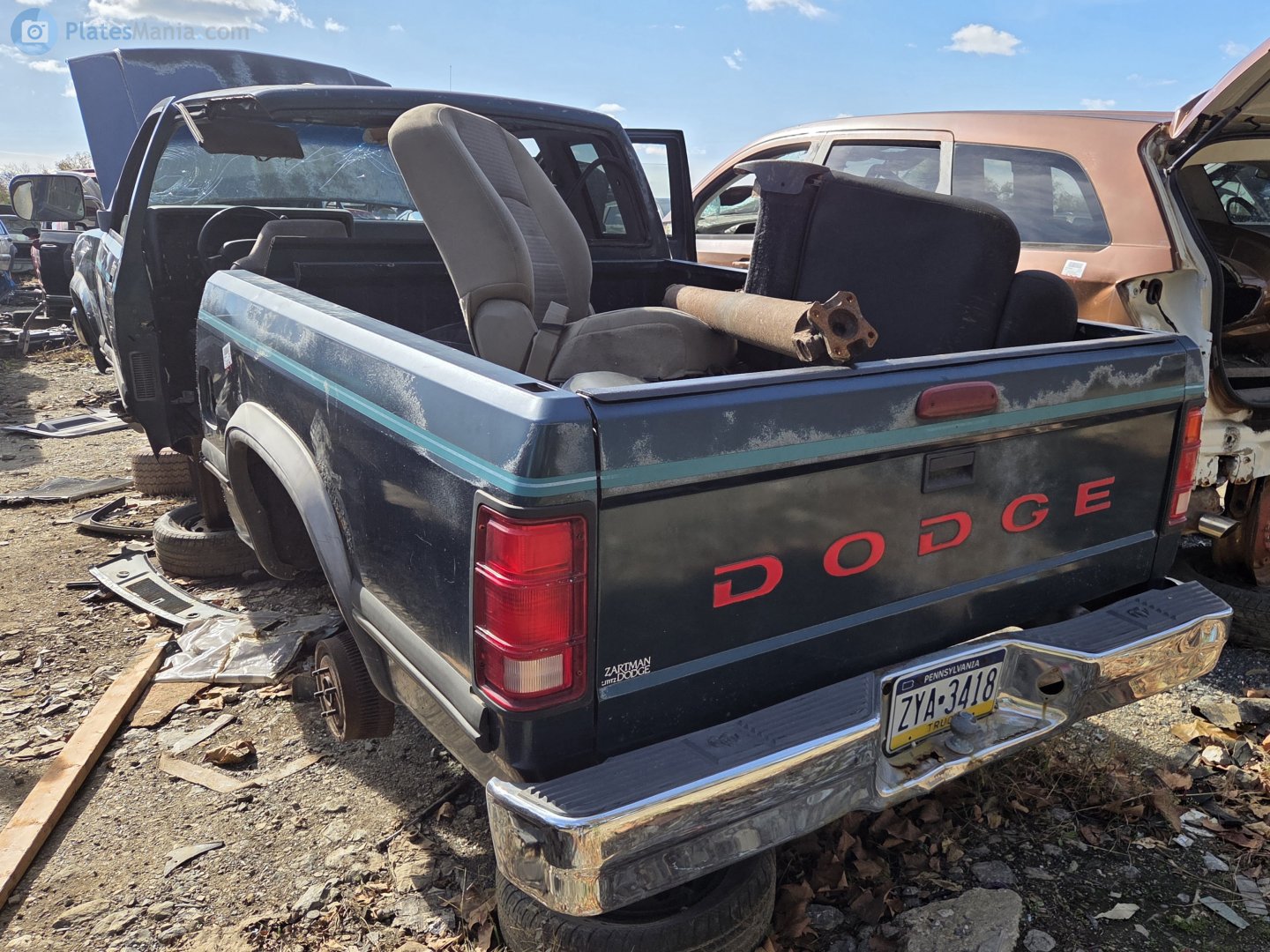 ZYA-3418, Dodge Dakota 1st gen (AN), 1986–1996