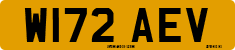 License plate of the United Kingdom, 1983 year system