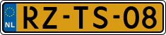 License plate of the Netherlands, Cars