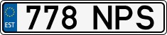 License plate of Estonia, Regular car plates